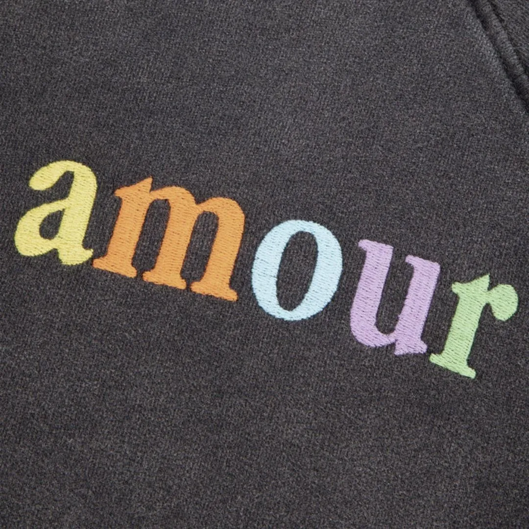 "Amour" St Ange Sweatshirt (Carbon Washed)