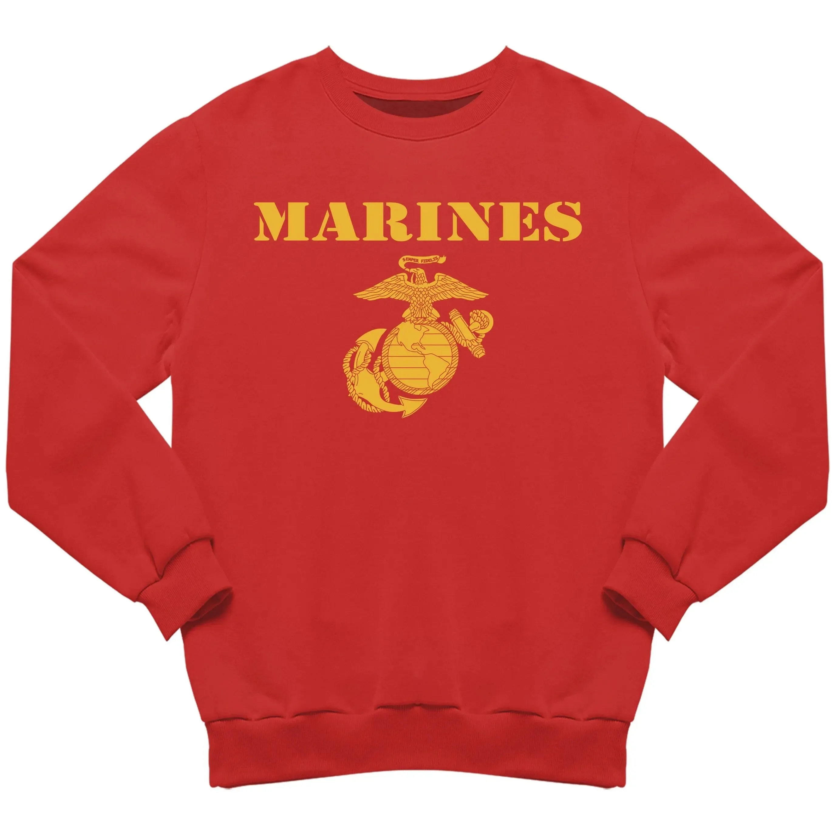 Red & Gold Vintage Marines Sweatshirt