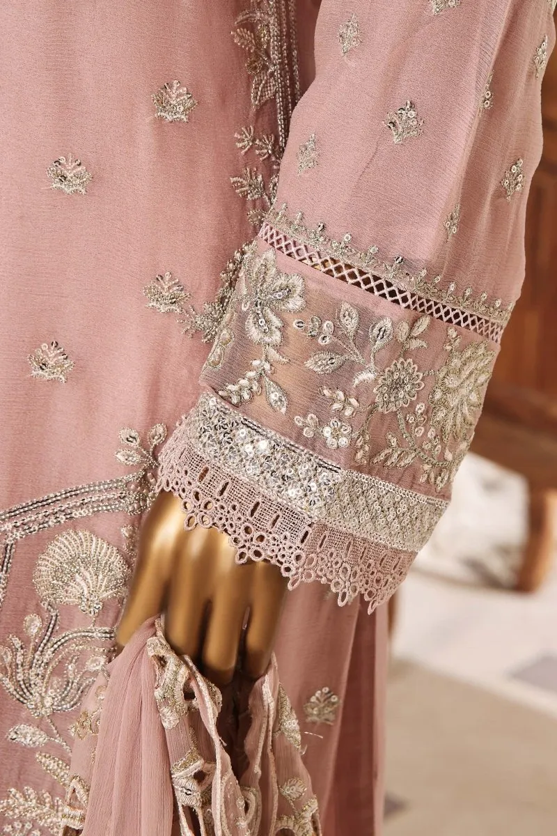 Sada Bahar Embroidered Chiffon Party Wear Suit SBA78