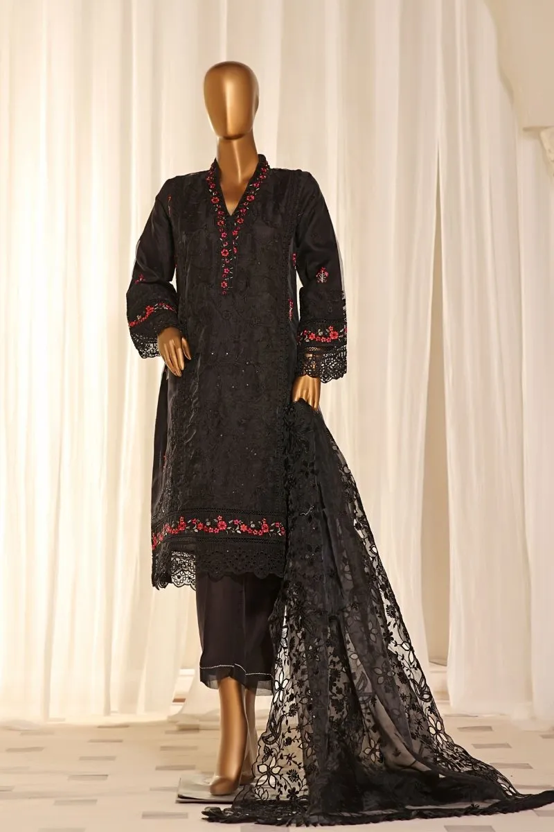 Sada Bahar Embroidered Organza Party Wear SBA75