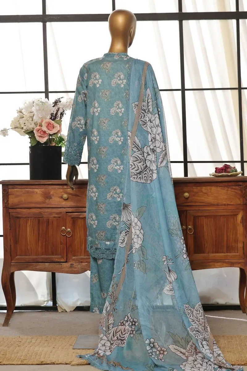 Sada Bahar Lawn Lacework Pakistani Suit SBA113