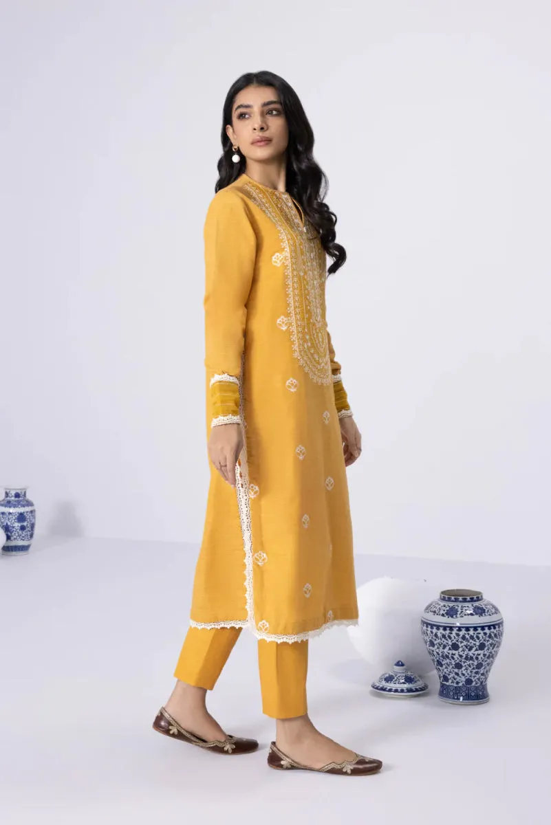 Sapphire Embroidered Khaddar 2 Piece Suit SAP97