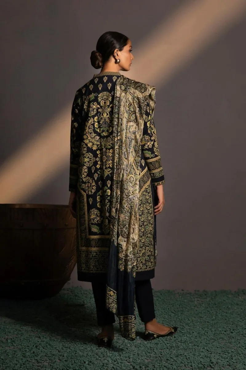 Sapphire Embroidered Khaddar 3 Piece Suit SAP108