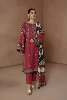 Sapphire Embroidered Khaddar Suit SAP124