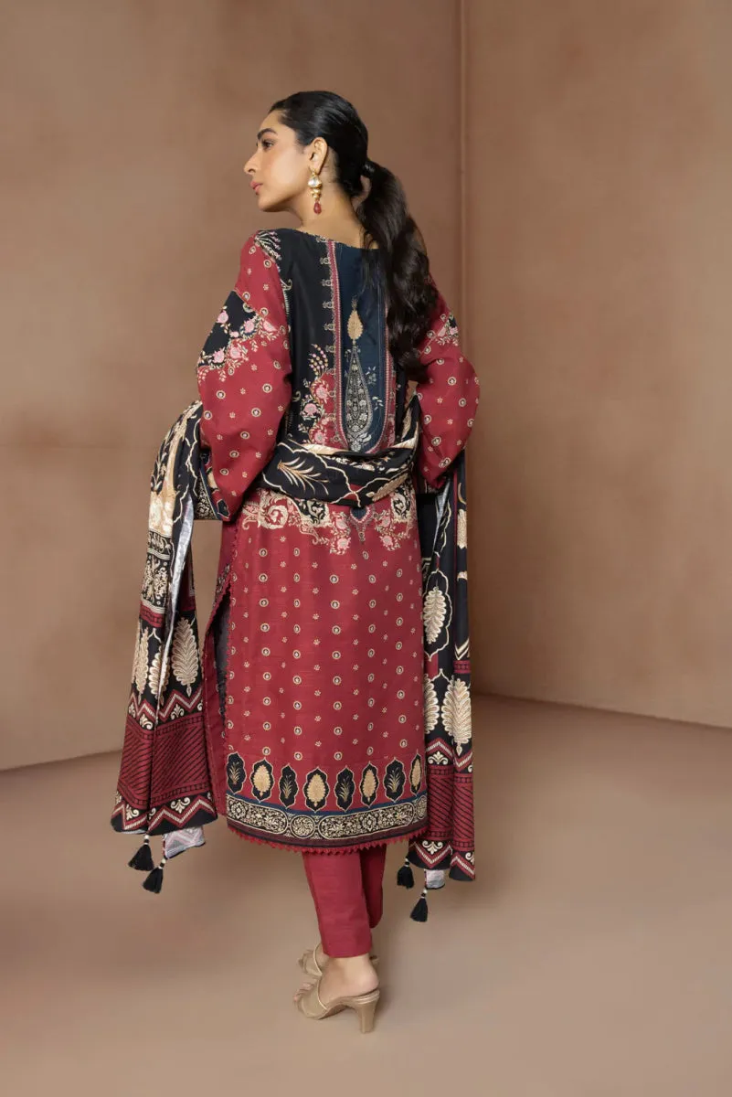 Sapphire Embroidered Khaddar Suit SAP124