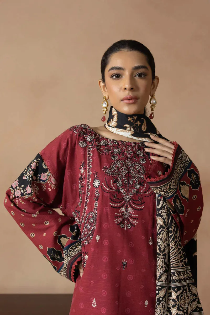 Sapphire Embroidered Khaddar Suit SAP124