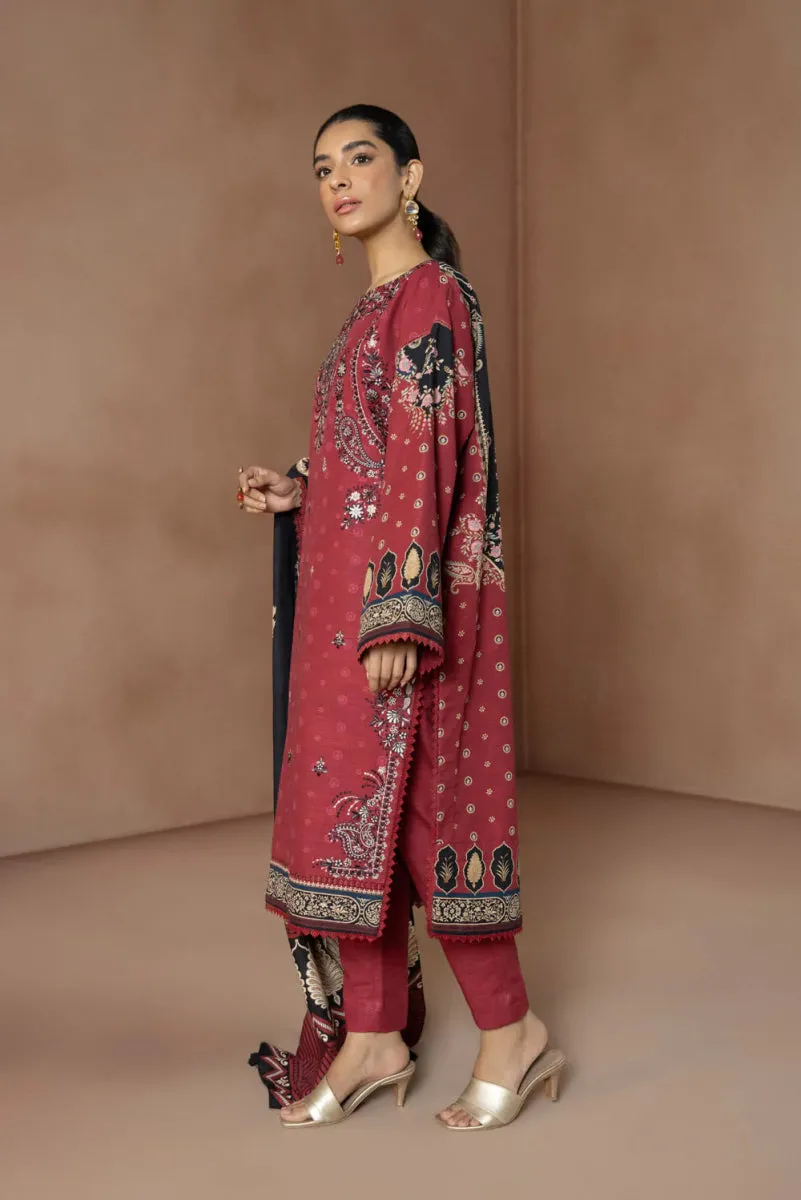 Sapphire Embroidered Khaddar Suit SAP124