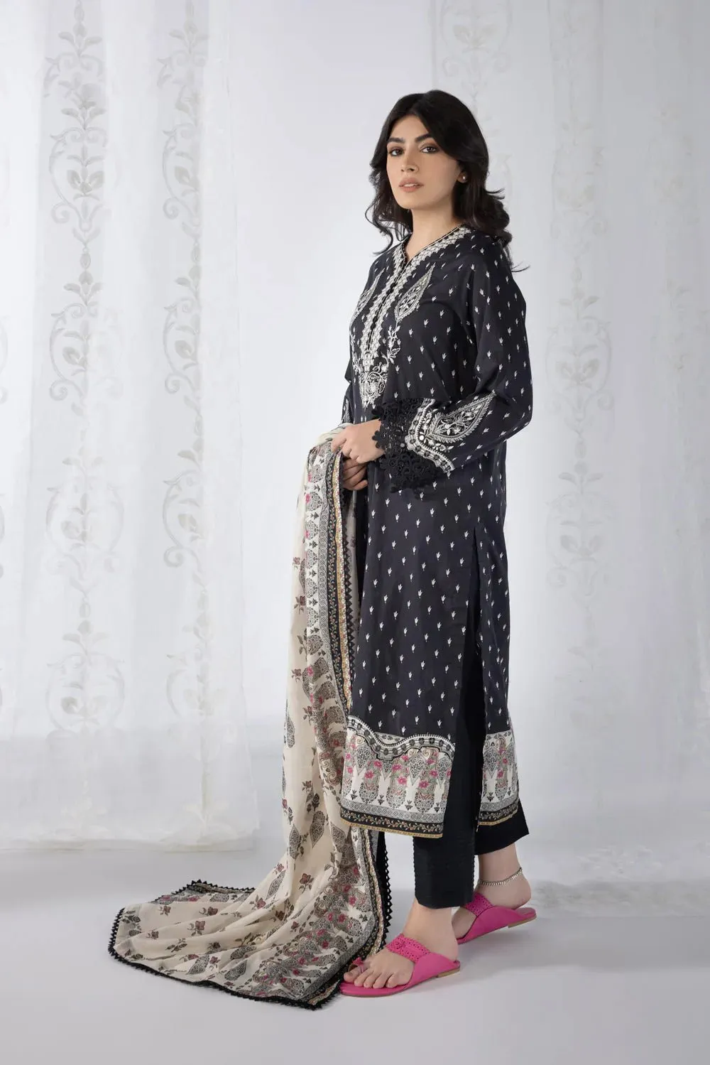 Sapphire Lawn 3 Piece Suit SAP77