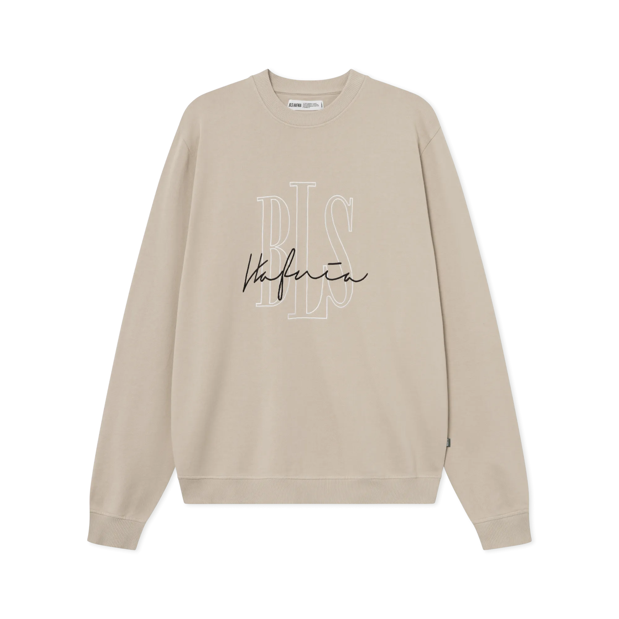 Signature Outline Crewneck - Sand