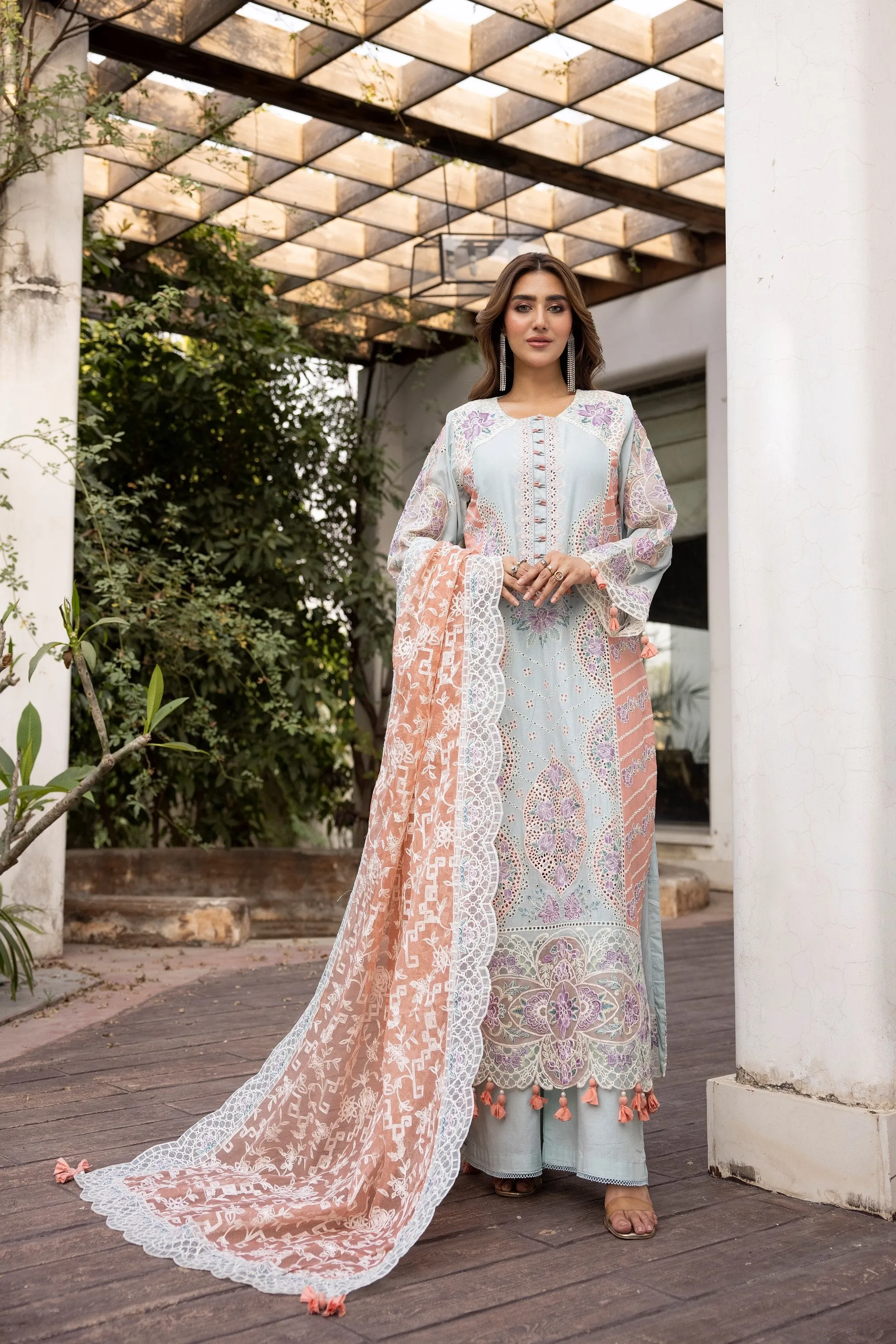 Simrans Ivana Luxury Lawn Chikankari Pakistani Suit SIM185