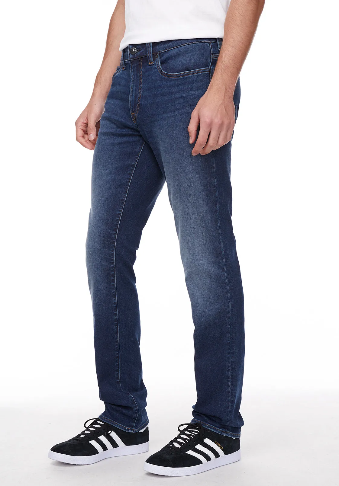 Slim Ash Men's Freedom Flex Jeans in Classic Sanded Indigo - BM22918