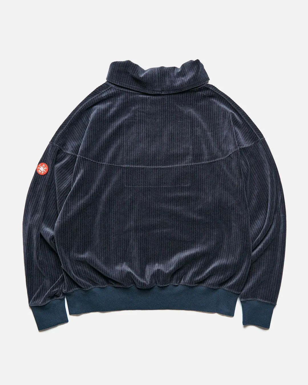 Soft Cord High Neck - Navy