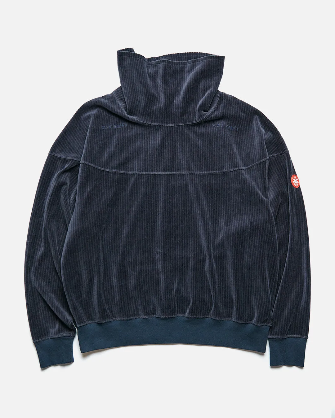 Soft Cord High Neck - Navy