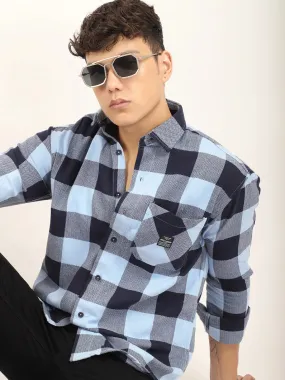 Square Couture Sky Check Shirt