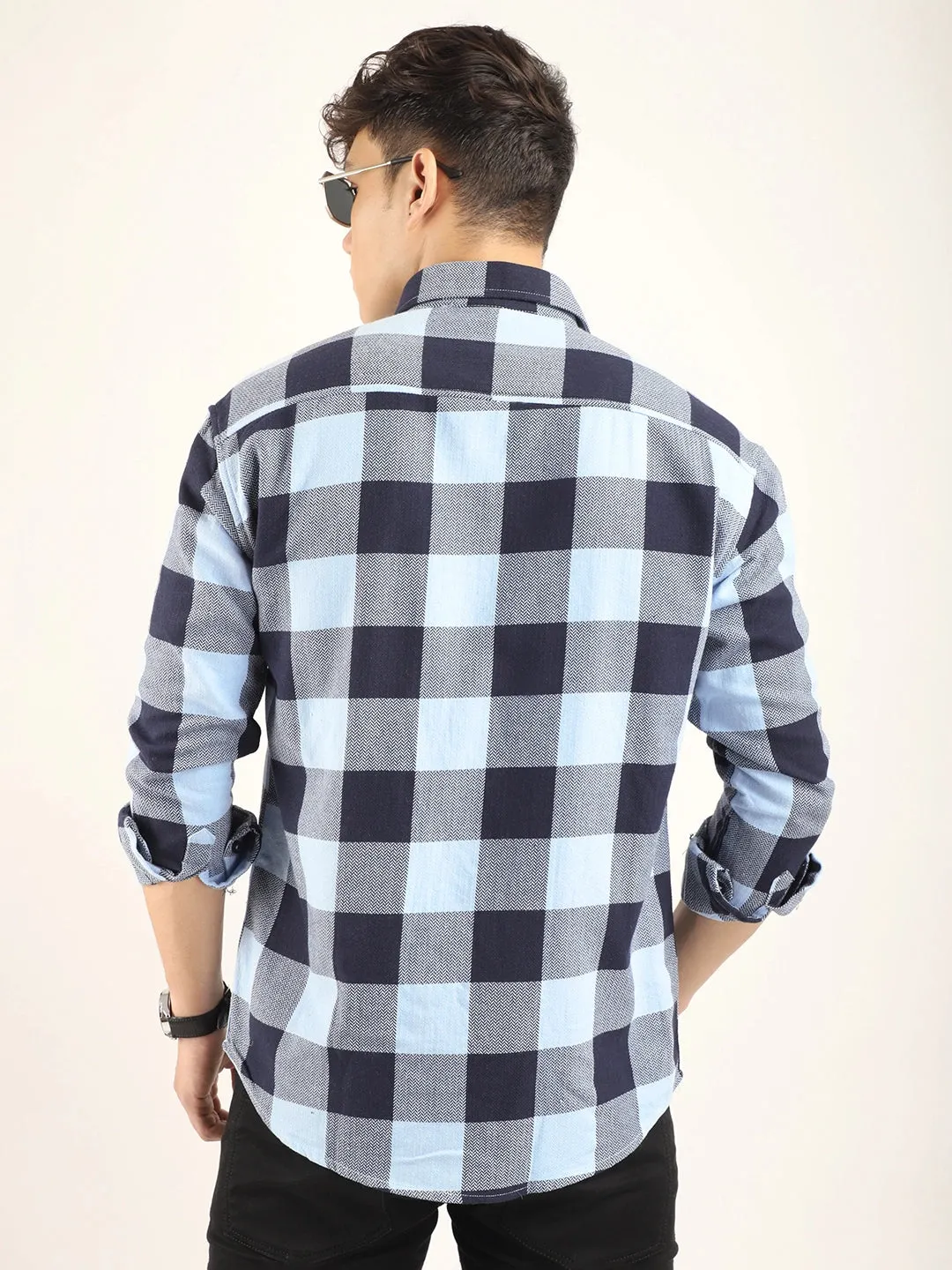 Square Couture Sky Check Shirt