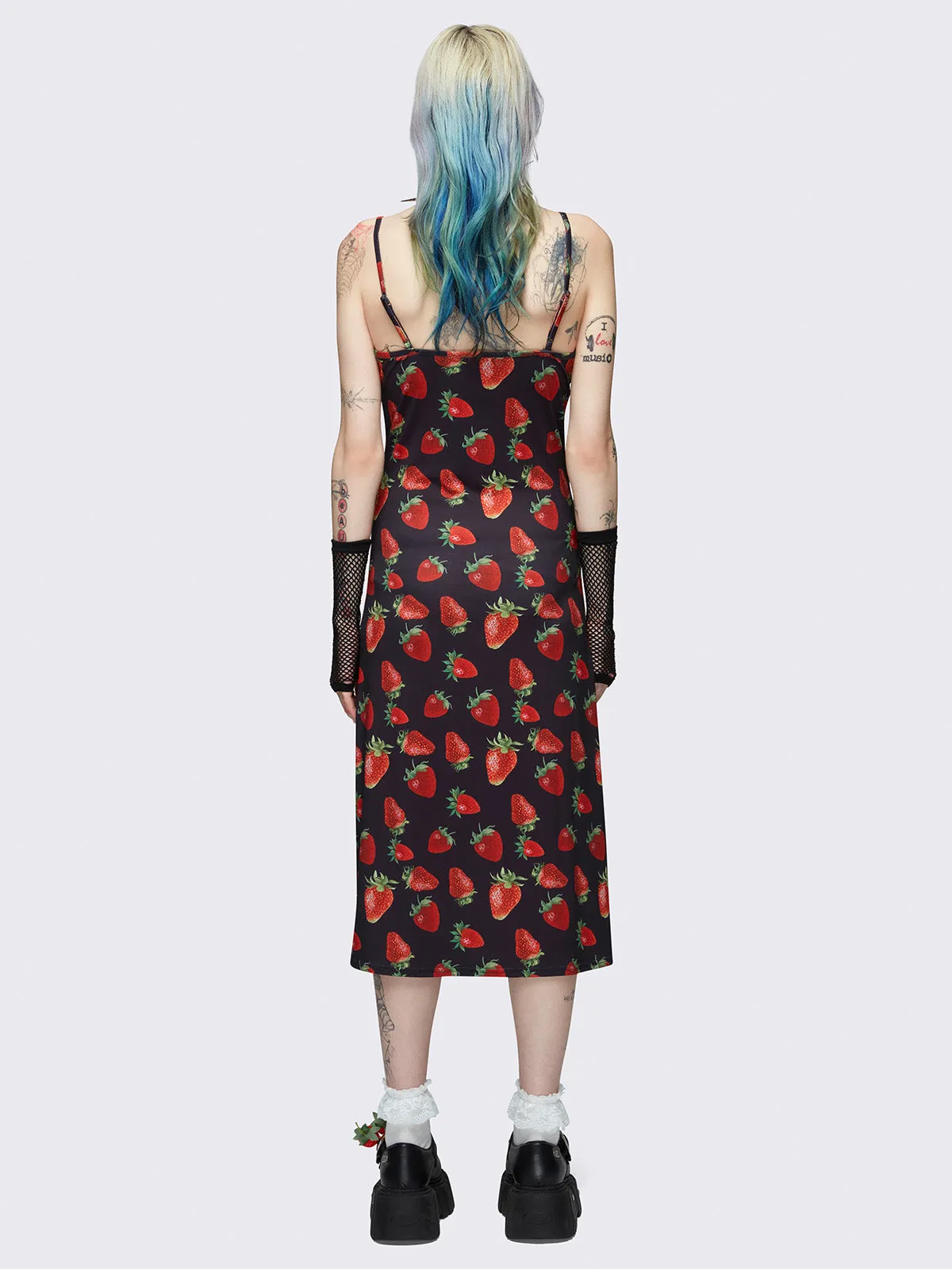 Strawberry Bomb Maxi Dress