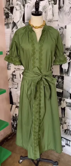 Aliza Evergreen Dress for Sundays