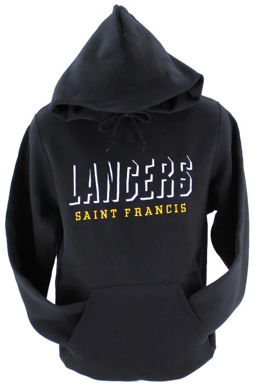 Sweatshirt, LANCERS SAINT FRANCIS Shadowblock Embroidery - Hooded Pullover, FINAL FEW