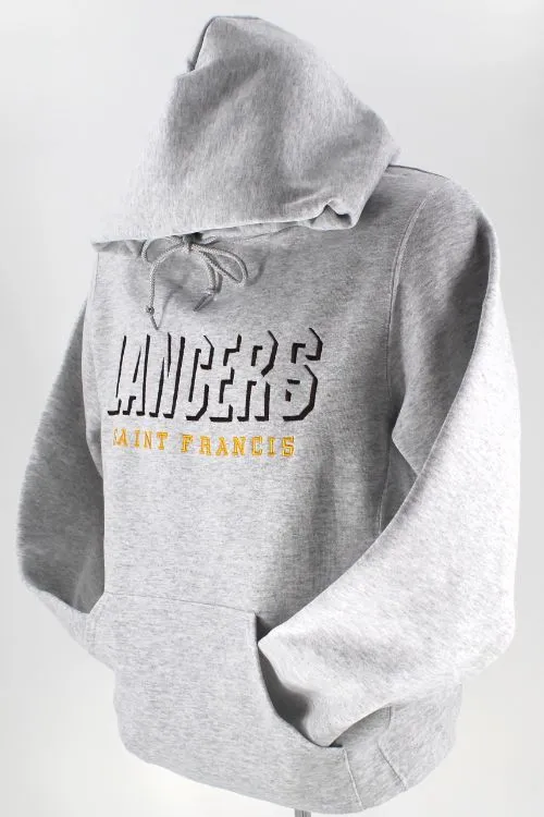 Sweatshirt, LANCERS SAINT FRANCIS Shadowblock Embroidery - Hooded Pullover, FINAL FEW