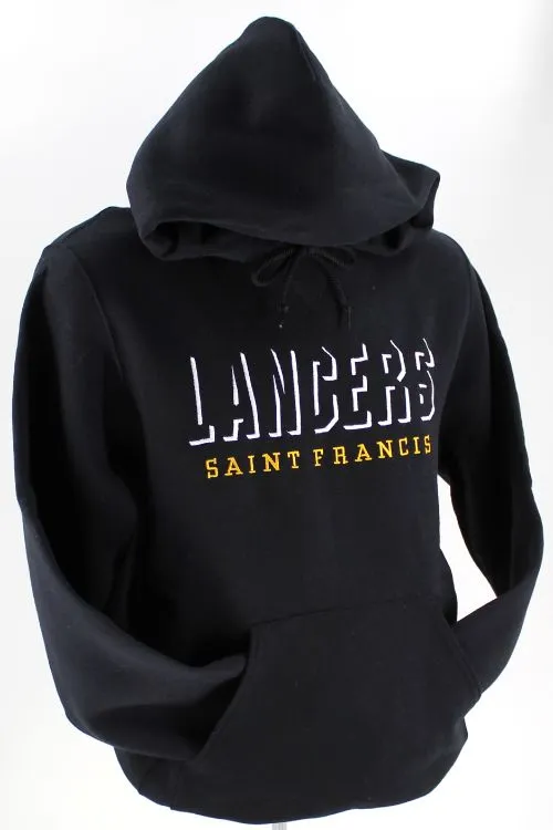 Sweatshirt, LANCERS SAINT FRANCIS Shadowblock Embroidery - Hooded Pullover, FINAL FEW