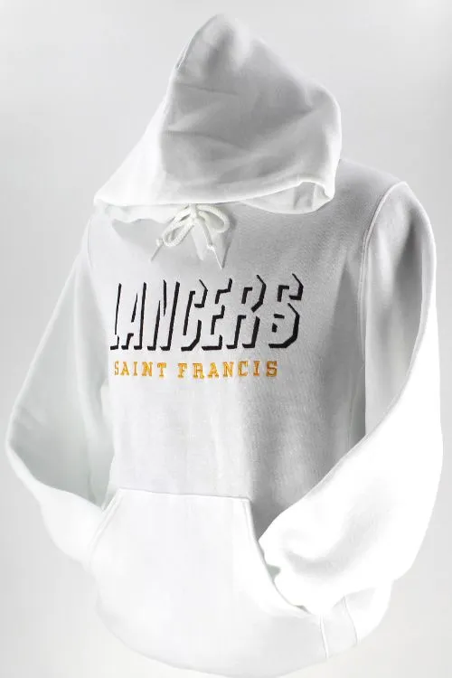 Sweatshirt, LANCERS SAINT FRANCIS Shadowblock Embroidery - Hooded Pullover, FINAL FEW