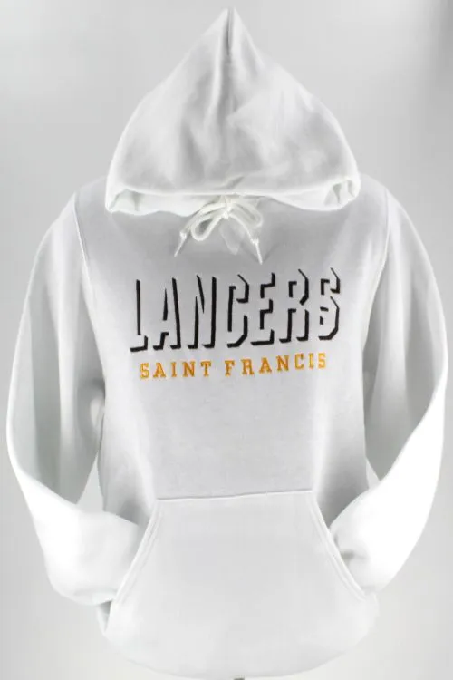 Sweatshirt, LANCERS SAINT FRANCIS Shadowblock Embroidery - Hooded Pullover, FINAL FEW