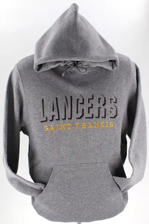 Sweatshirt, LANCERS SAINT FRANCIS Shadowblock Embroidery - Hooded Pullover, FINAL FEW