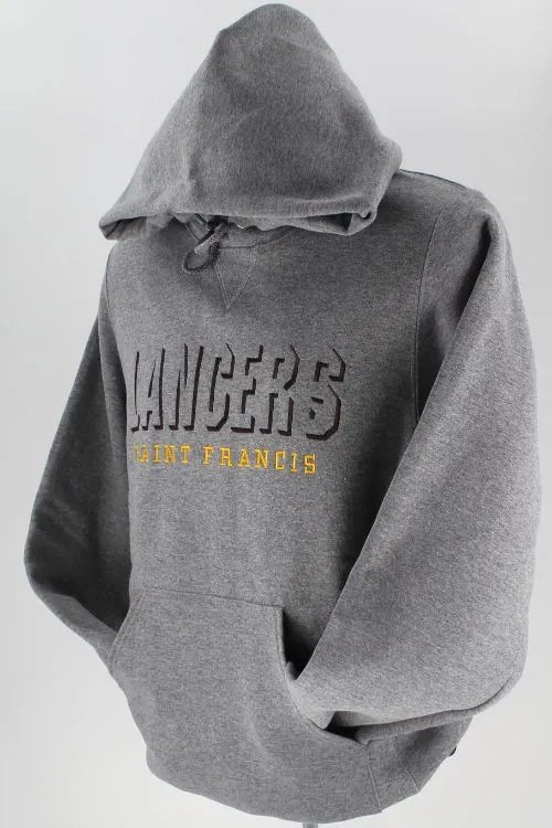 Sweatshirt, LANCERS SAINT FRANCIS Shadowblock Embroidery - Hooded Pullover, FINAL FEW