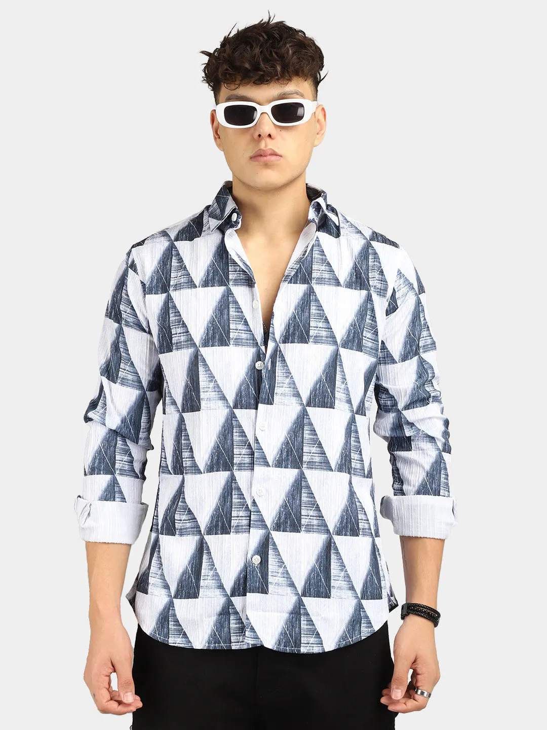 Tangle Triangle Teal Shirt