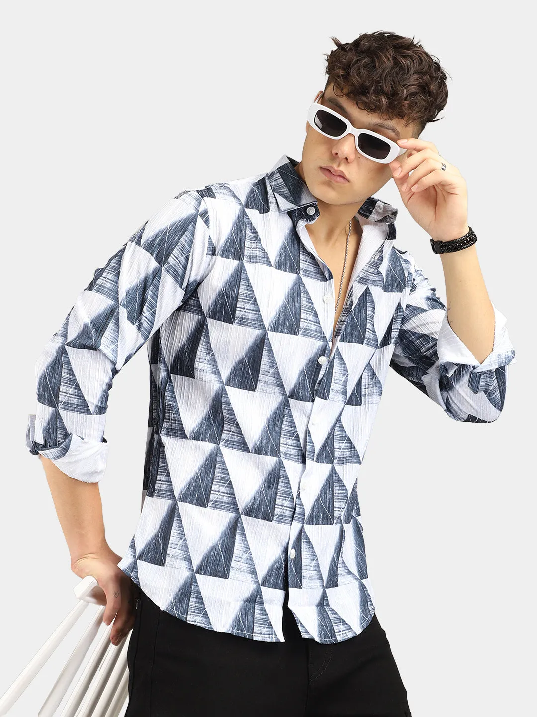 Tangle Triangle Teal Shirt