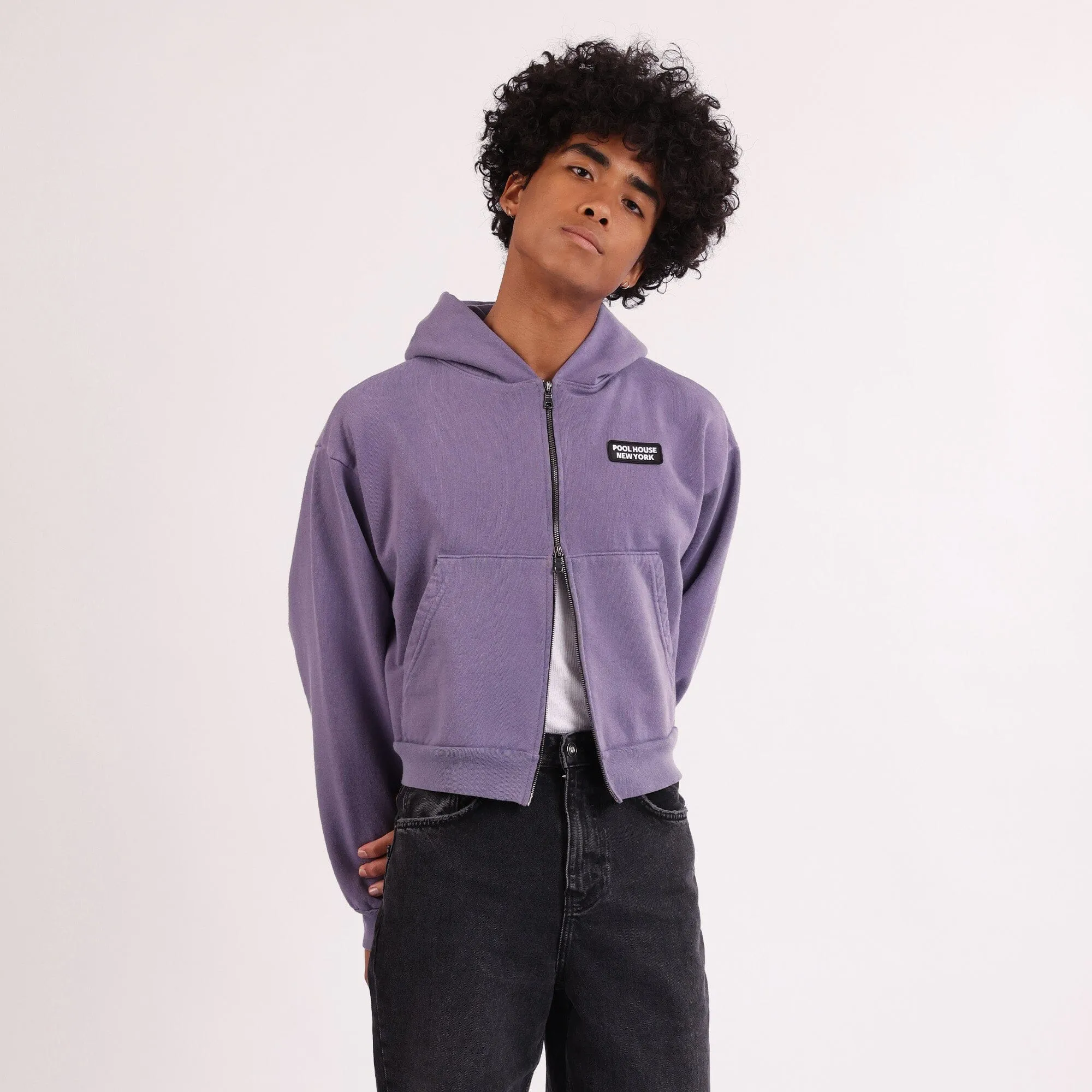 The Bleecker Crop Double-Zip