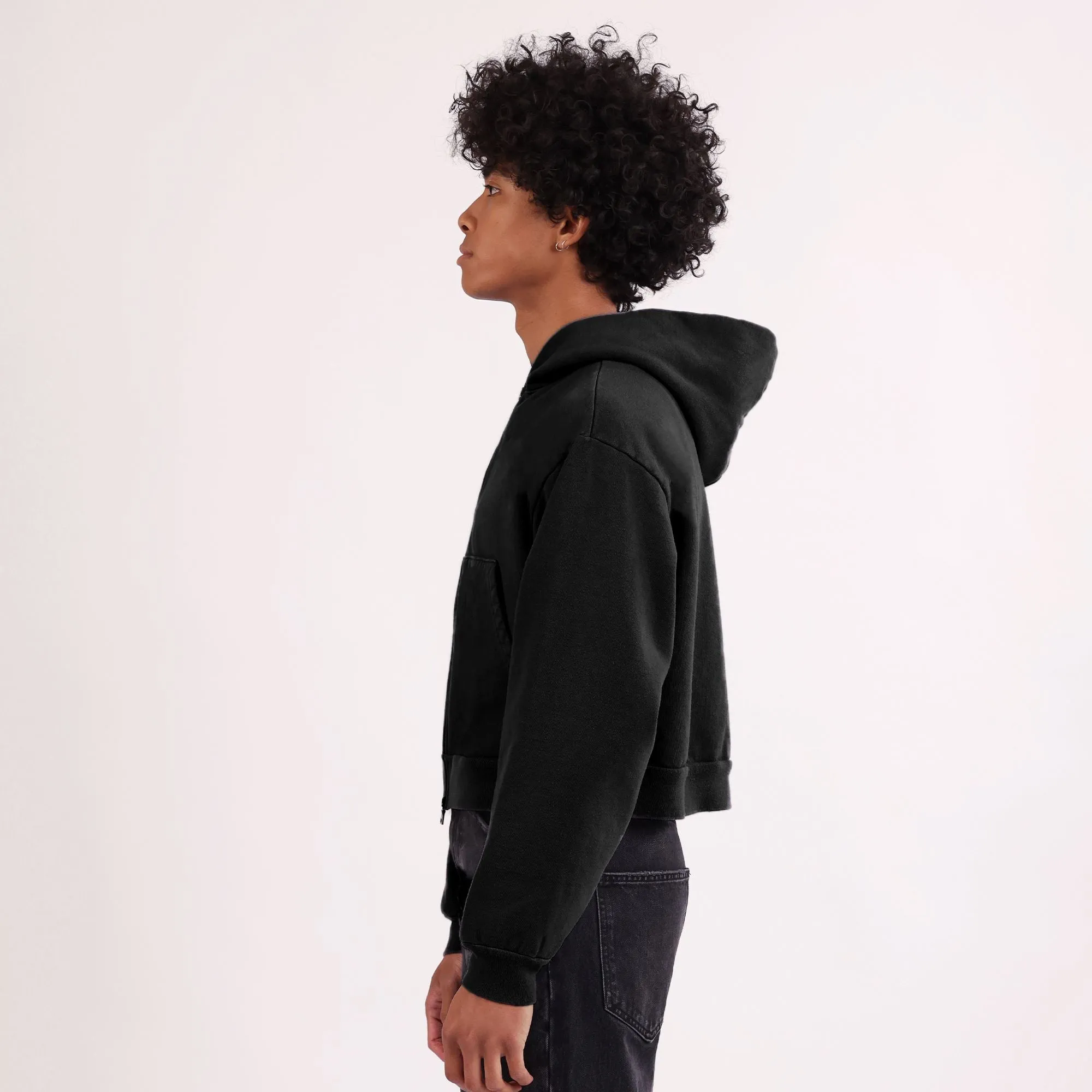 The Bleecker Crop Double-Zip