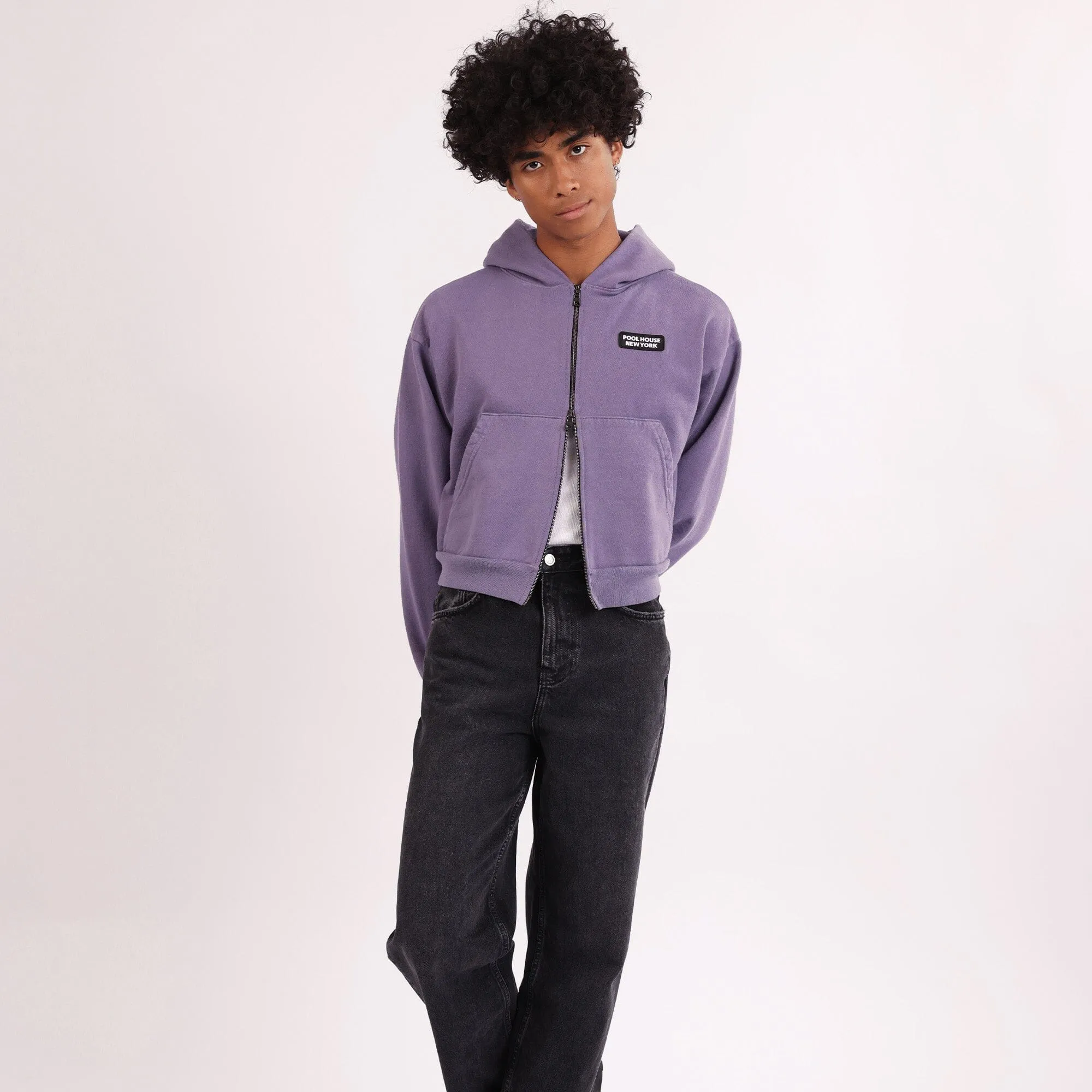 The Bleecker Crop Double-Zip