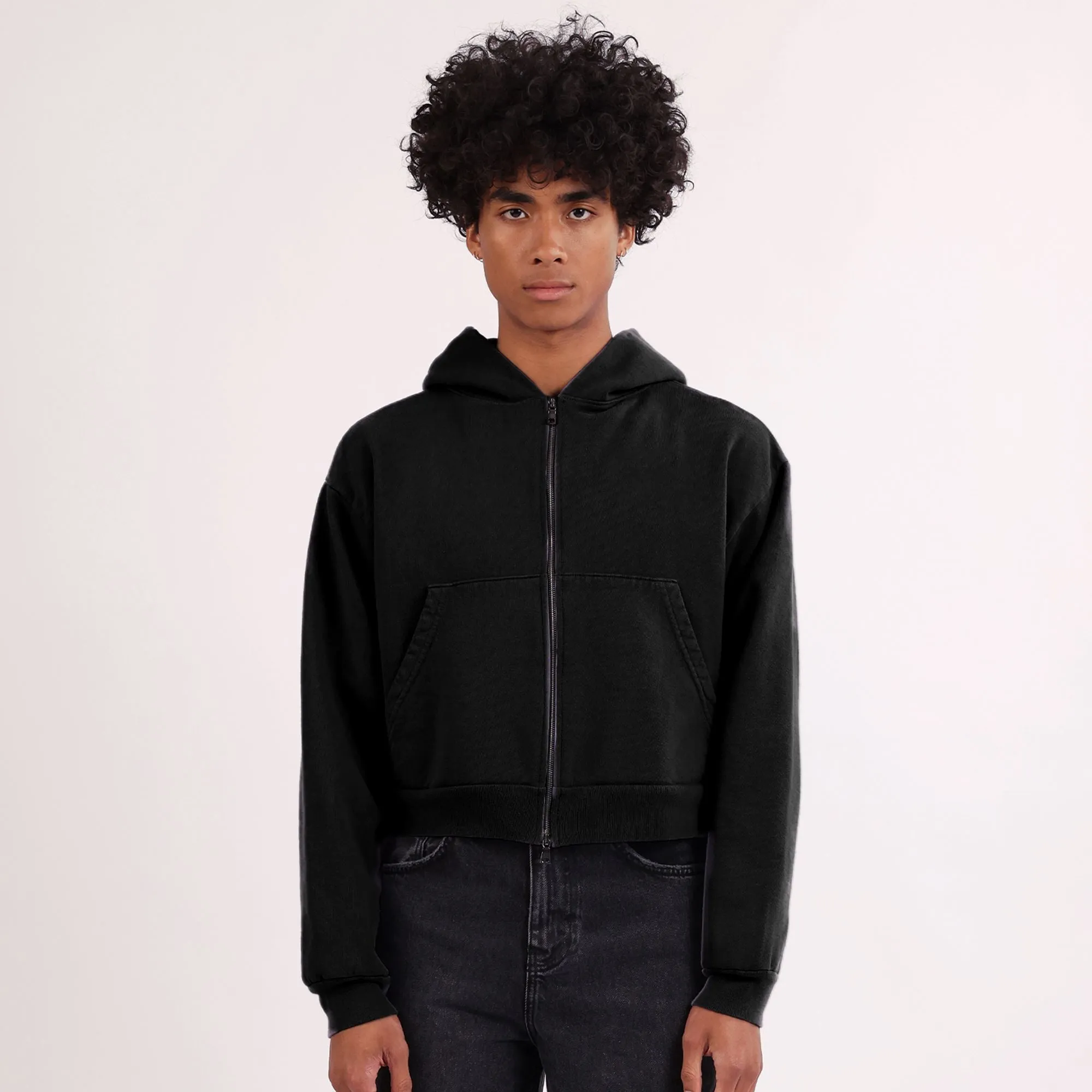 The Bleecker Crop Double-Zip