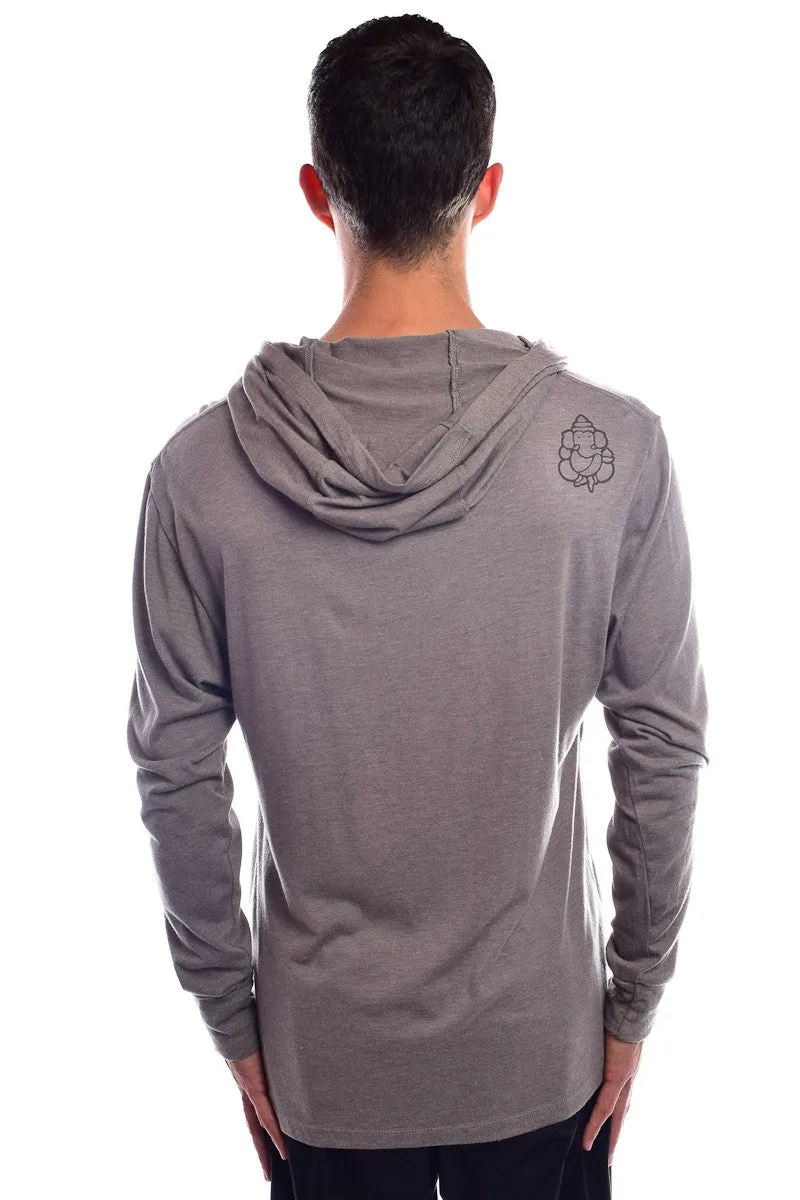 Third Eye Manifesto on Gray Pull-Over Unisex Hoodie