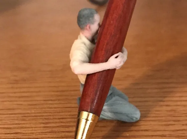 Tiny Runt Man Pen Holder - Business Casual - Serves You Boss GIrl