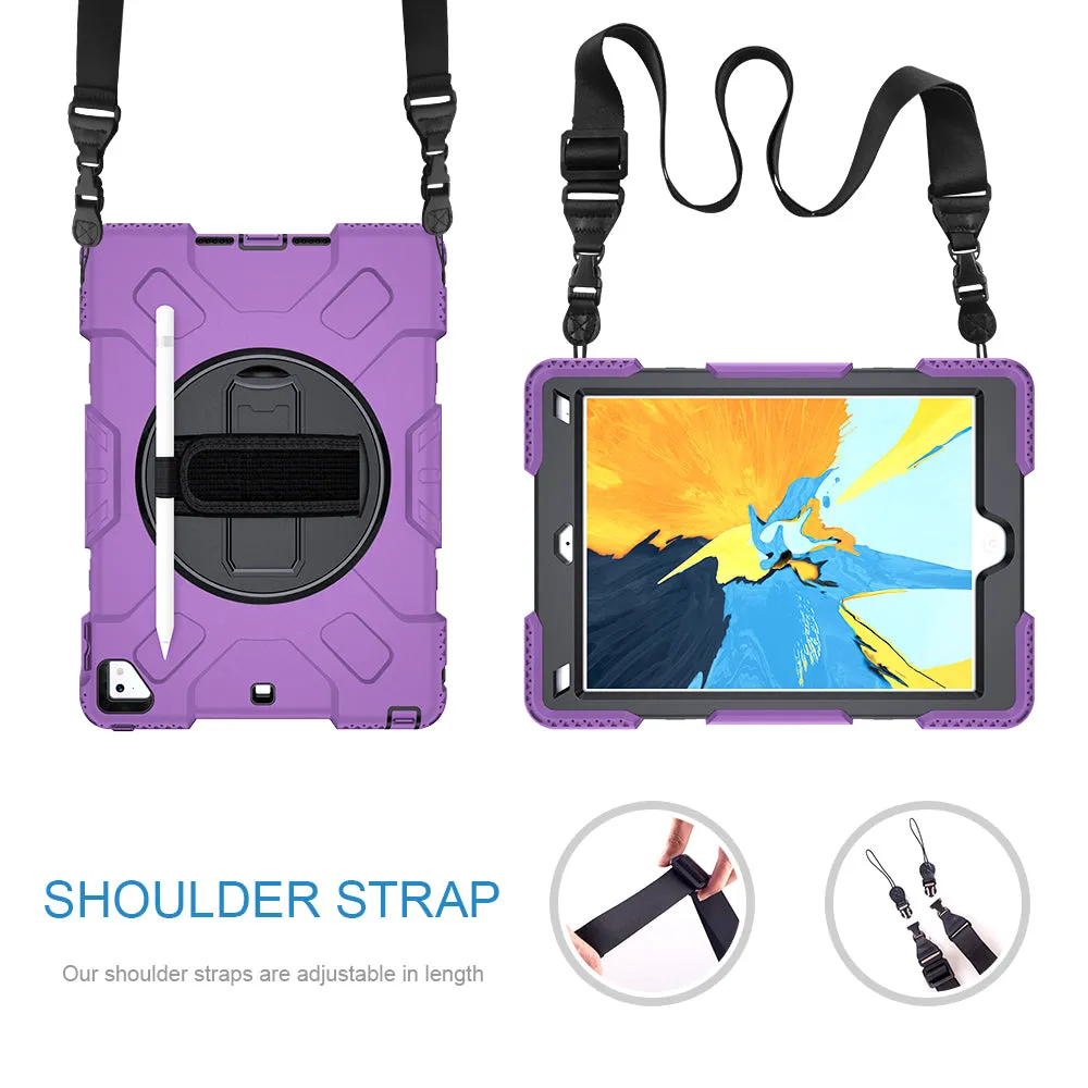 Tough On iPad 5 / 6th Gen 9.7" Case Rugged Protection Purple