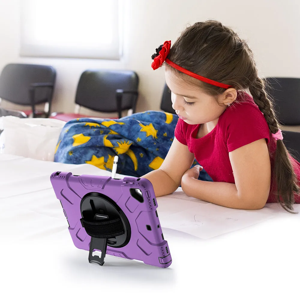 Tough On iPad 5 / 6th Gen 9.7" Case Rugged Protection Purple