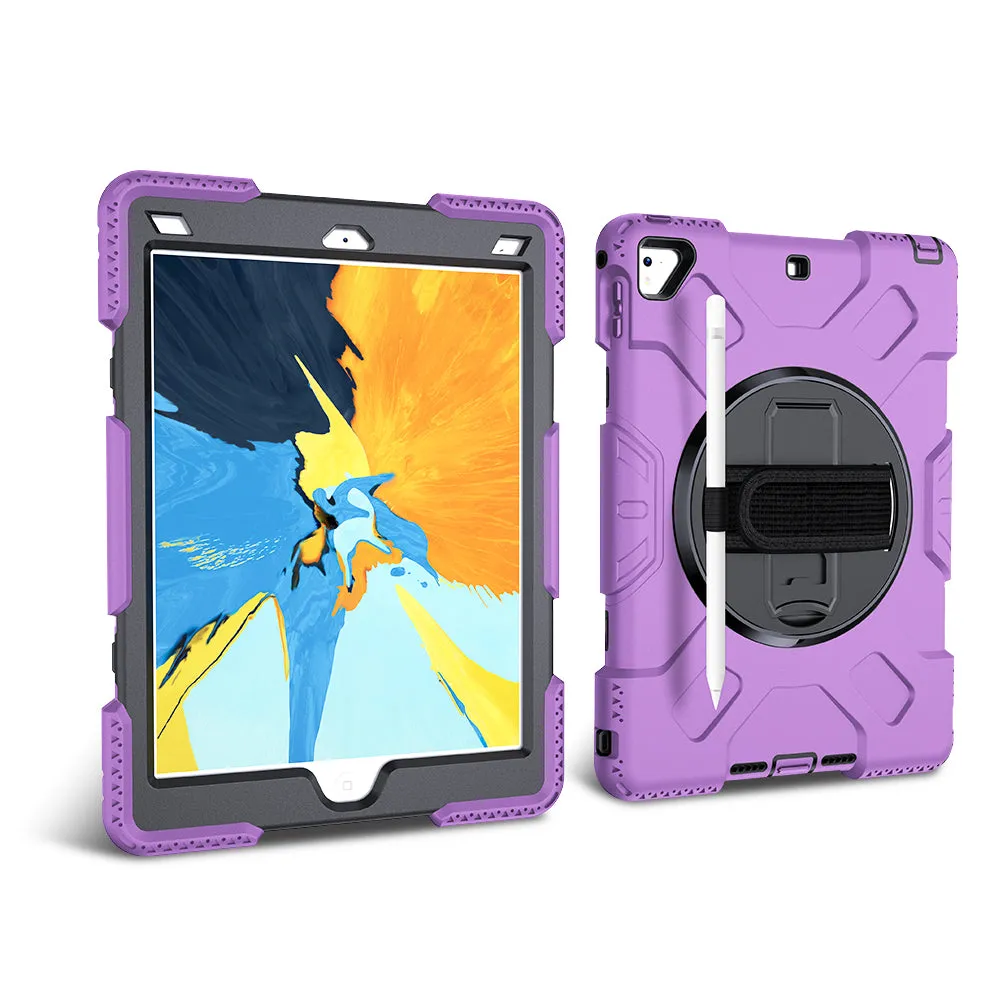 Tough On iPad 5 / 6th Gen 9.7" Case Rugged Protection Purple