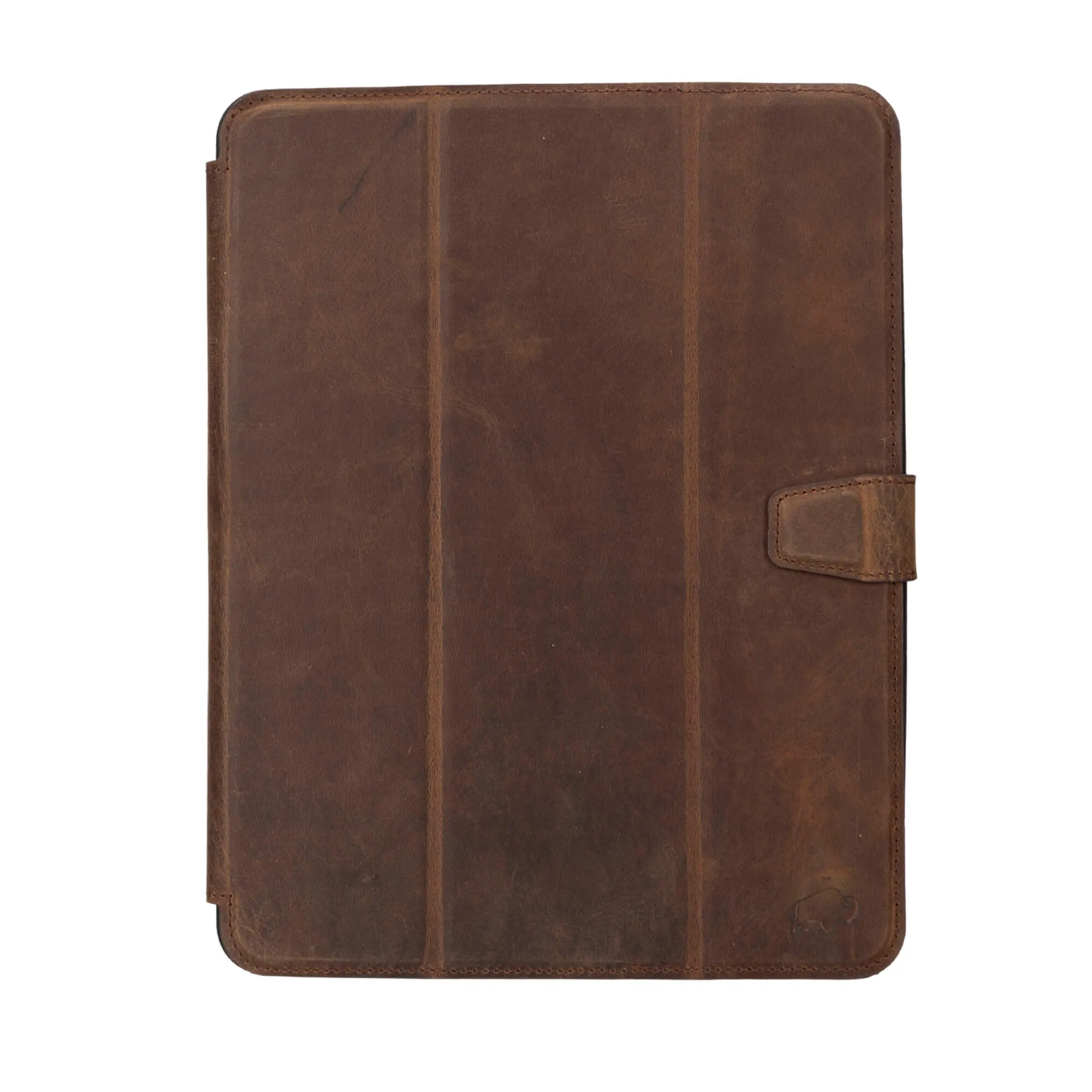 Trigon Distressed Coffee Leather Folio for iPad Air 11-Inch (2024-M2)