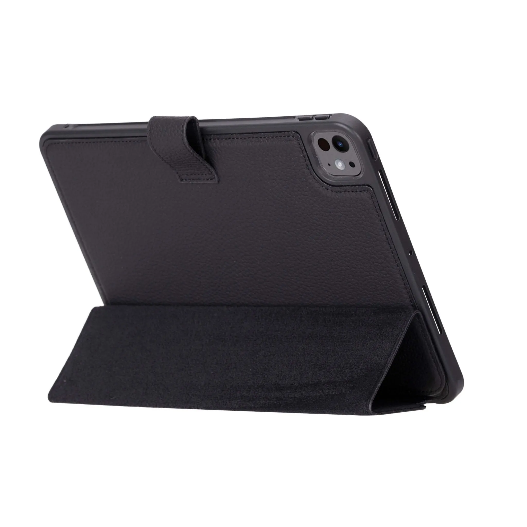 Trigon Leather Folio iPad Pro 11" (2024-M4), Pebble Black