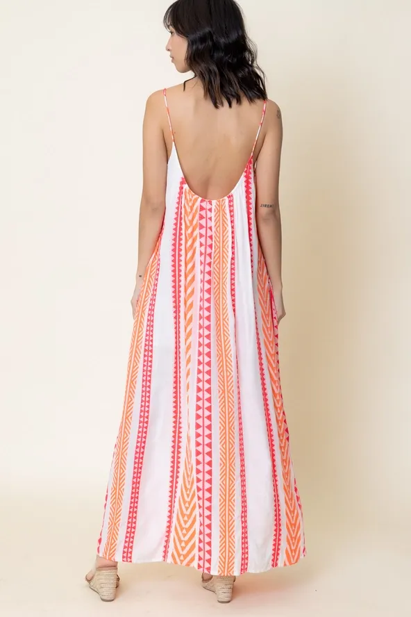 Verano Embroidered Maxi Dress