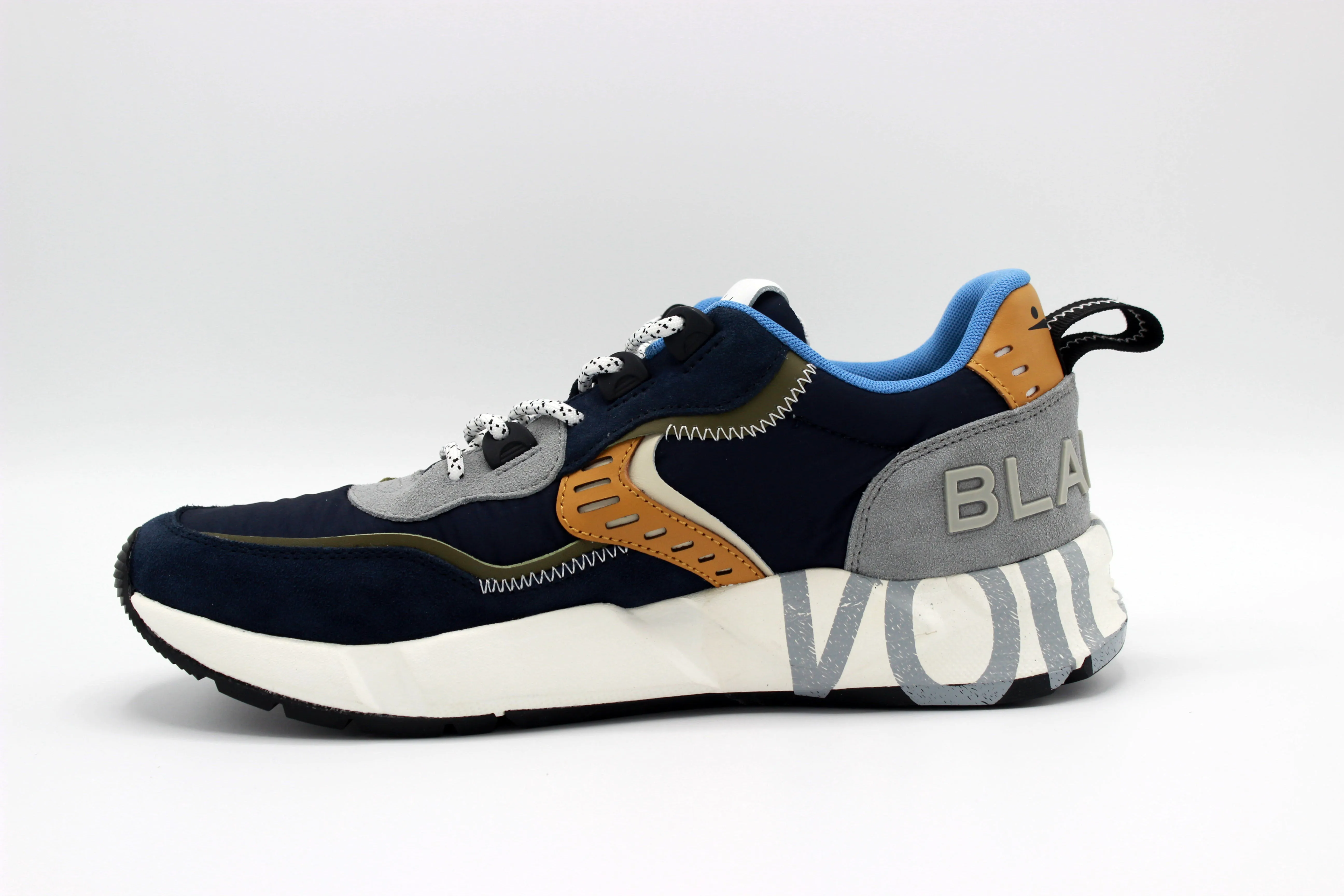 VOILE BLANCHE Club01 suede nylon bluette navy