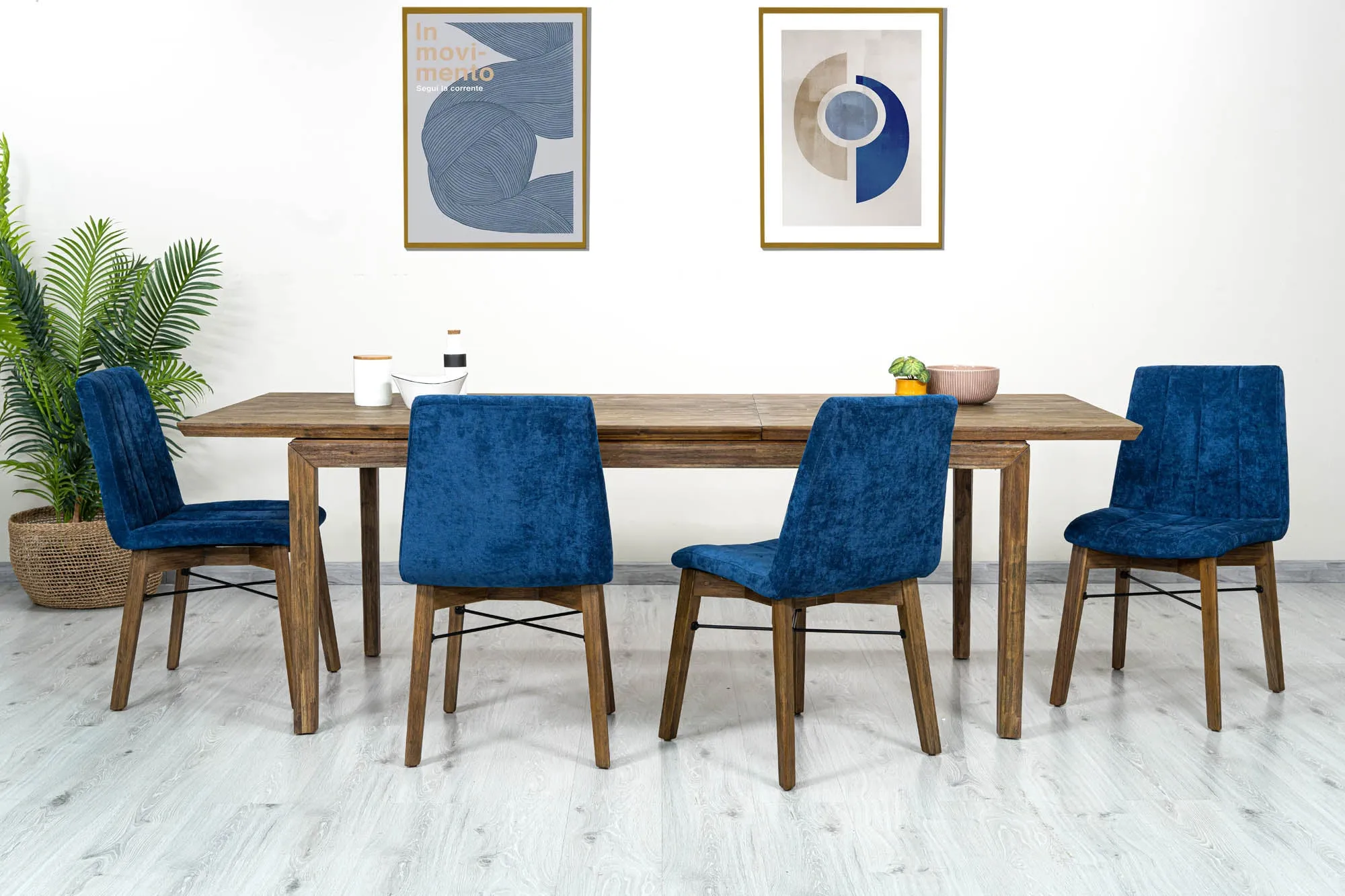 West Extension Dining Table (71"/ 91")